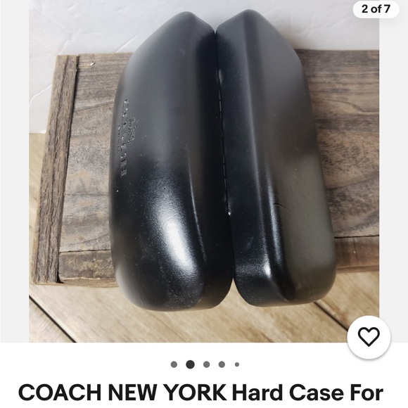 Coach Black Glasses Hard Case - Picture 3 of 5